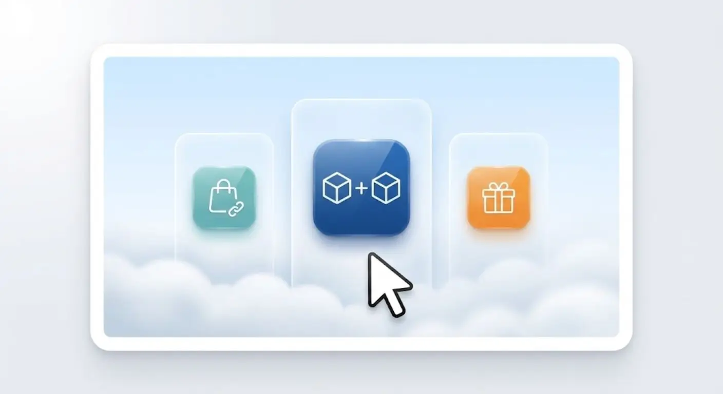 Shopify product page showing a bundle offer widget matching the store theme