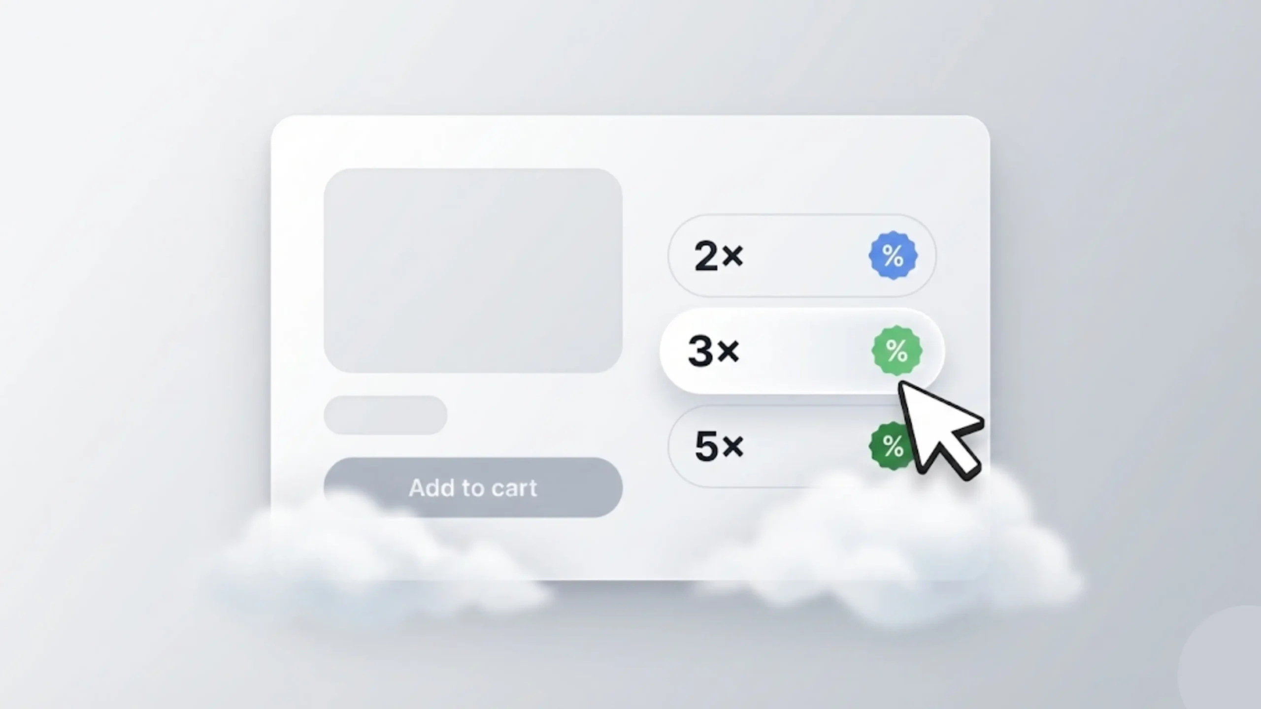 Shopify product page showing a quantity breaks (buy more, save more) widget near the Add to cart button
